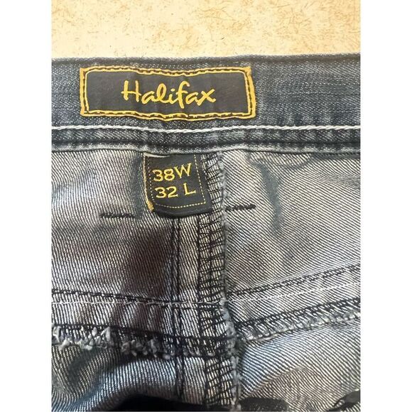 Halifax Men’s Flap Pocket Bootcut  Jeans Sz 38/32 - Picture 4 of 8